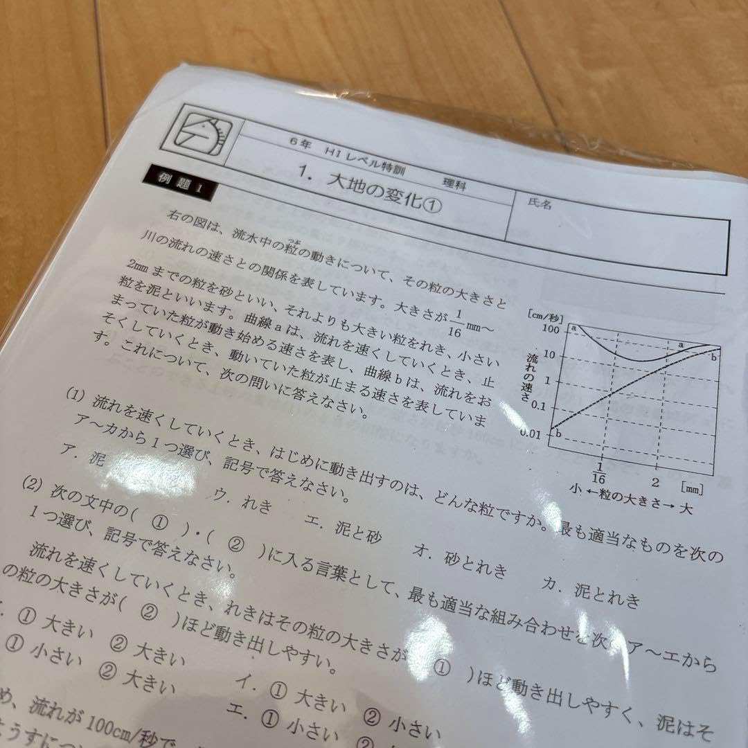 馬渕教室 算数 6年 ハイレベル特訓 プリント 中学受験 馬渕教室小学6年生